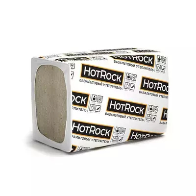 Утеплитель Hotrock Блок 45 1200*600*50мм 5.76м2 0.288м3 минвата (базальт)