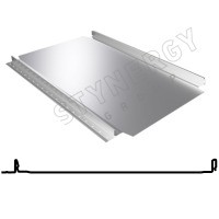 Фальцевая панель Stynergy Smart фальц Pro 521/480мм Оцинкован 0.45мм . Zn (цинк)