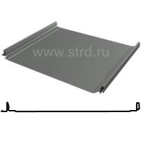 Фальцевая панель Grand Line Кликфальц Dоublе Pro 510/468мм Оцинкован 0.45мм . Zn (цинк)